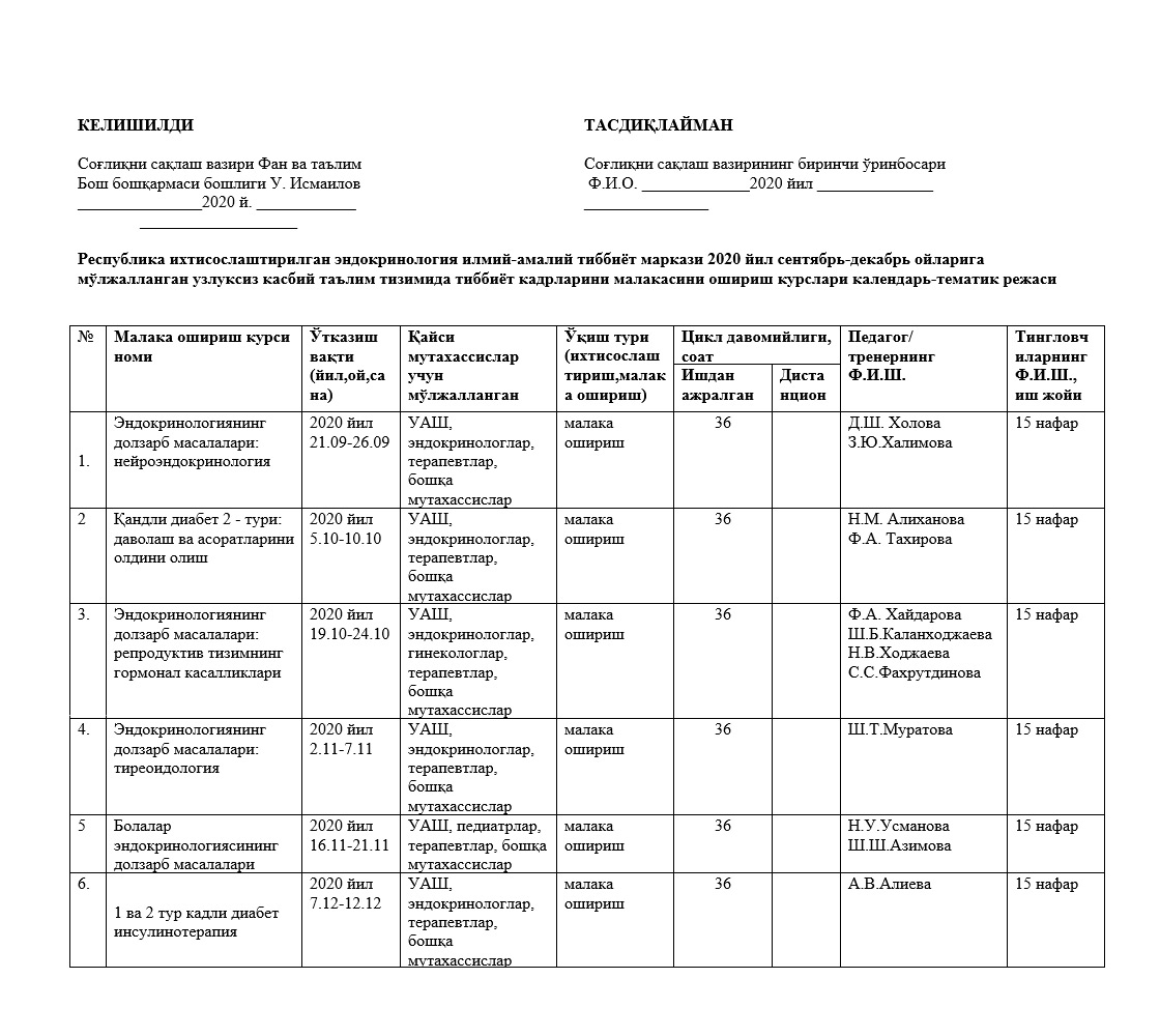 Endokrinologiya markazi
